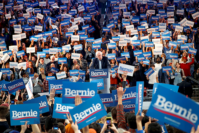 Bernie and his supporters