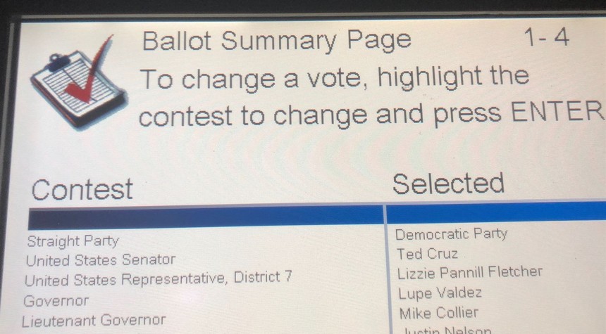 Problems Casting Ballots in Recall Election