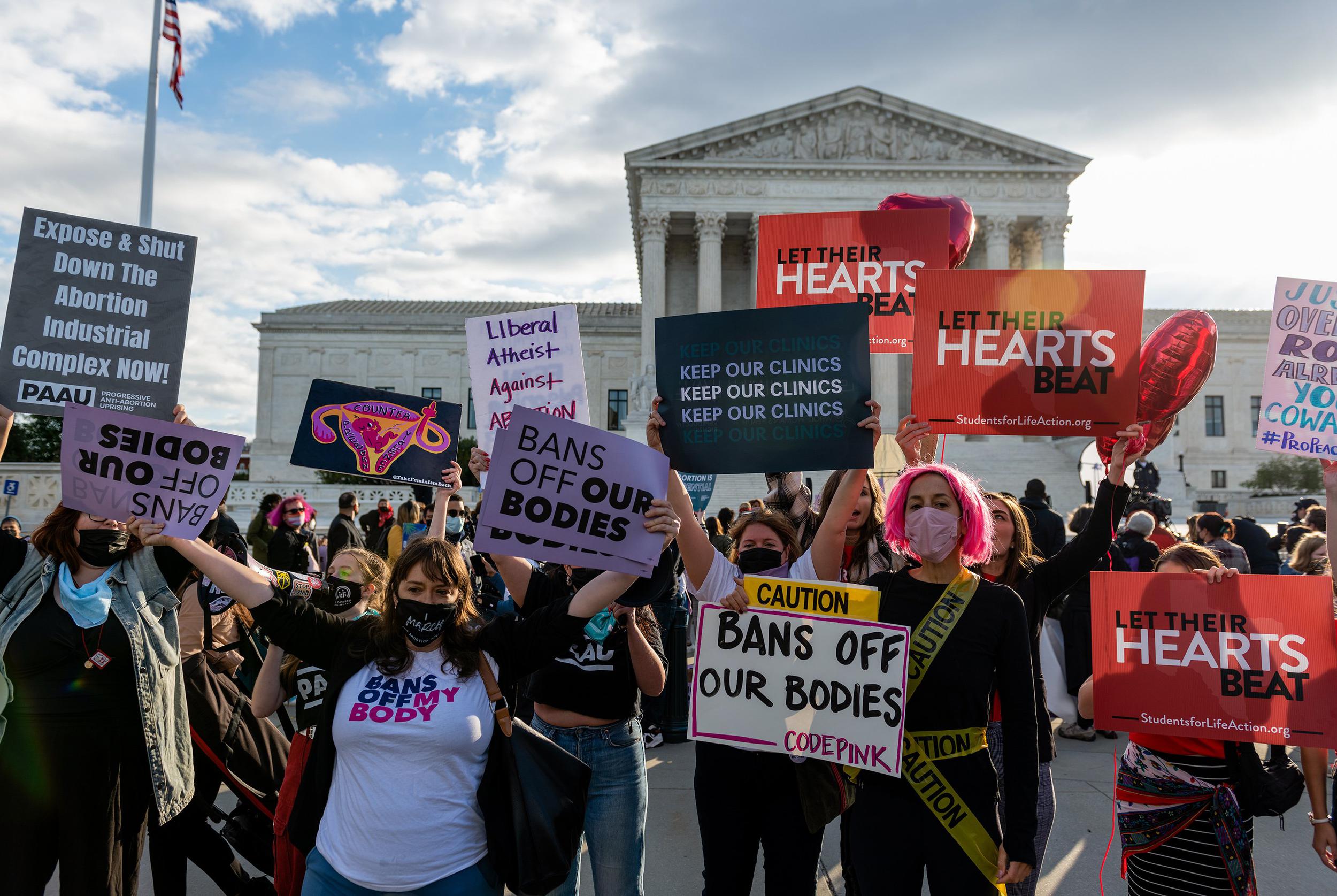 U.S. Supreme Court Question Texas Abortion Law Enforcement