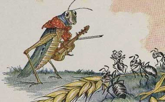 The ant the grasshopper