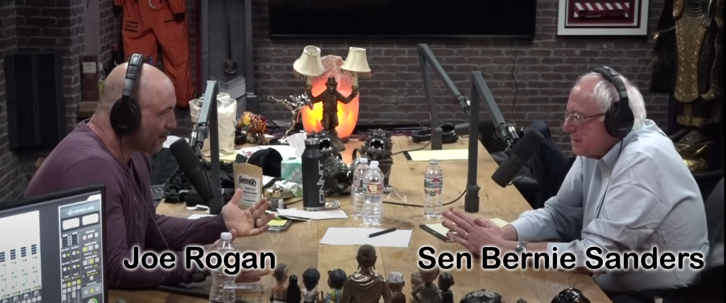 Joe rogan interviews bernie sanders