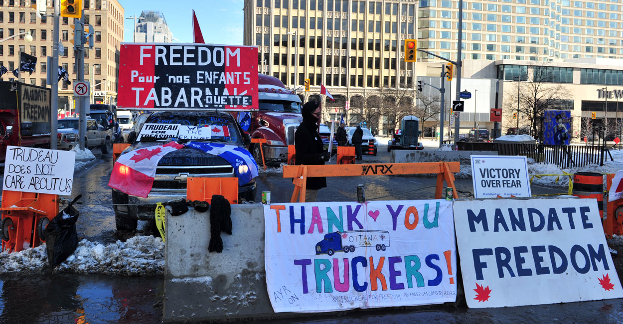 Media Going After Donors to Canadian Truckers