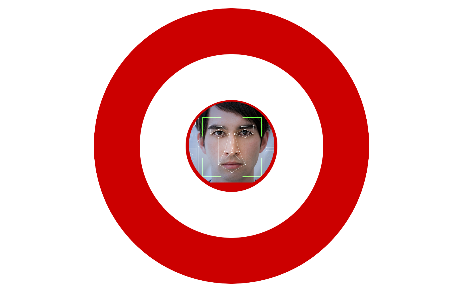 Target facial recognition
