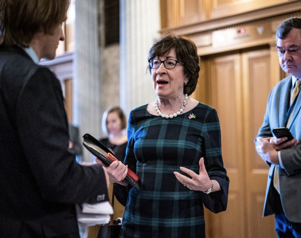 Sens. Murkowski &amp; Collins on Defense After Supreme Court Leak
