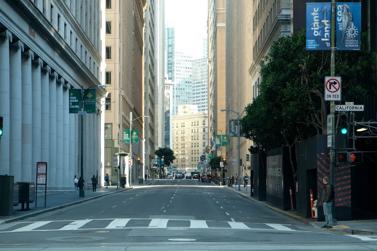 Empty bay area street