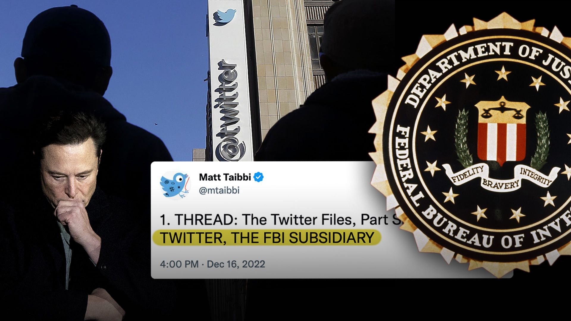 Censorship by fbi twitter