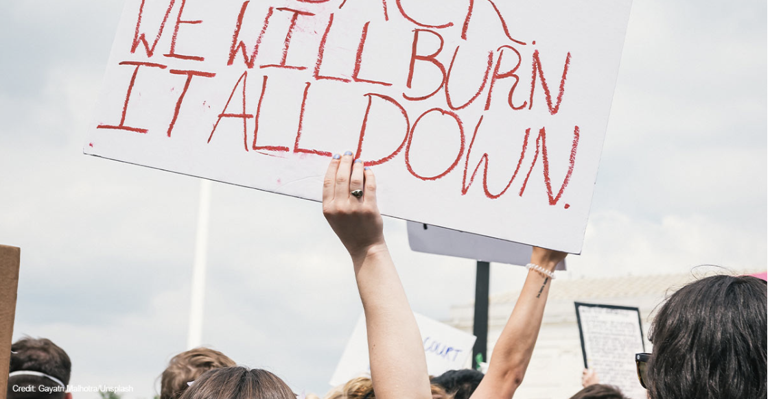 Anti life protesters will burn it all down