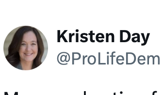 Kristen Day @prolifedems - Abortion Pill