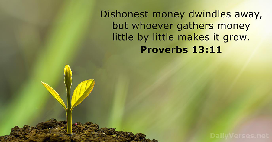 Proverbs 13 11