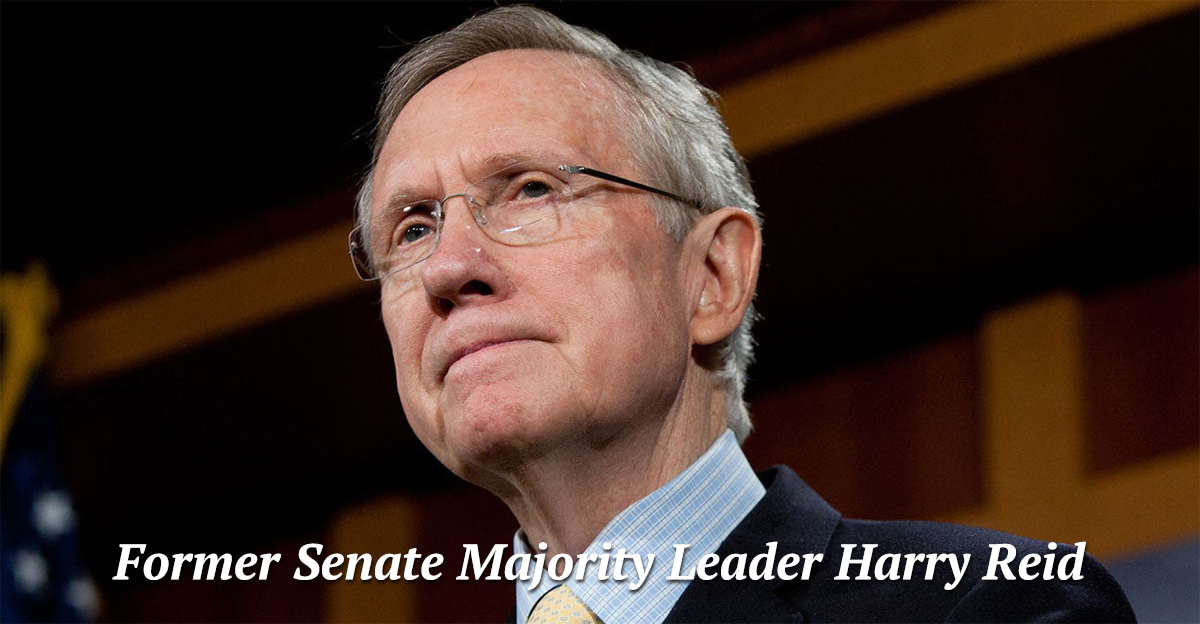 Former senate majority leader harry reid