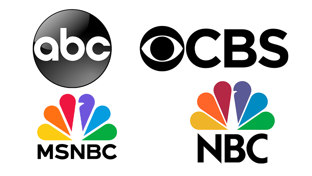 Abc cbs msnbc nbc liberal media