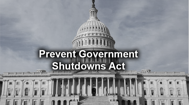 Oct 15 prevent govt shutdowns act