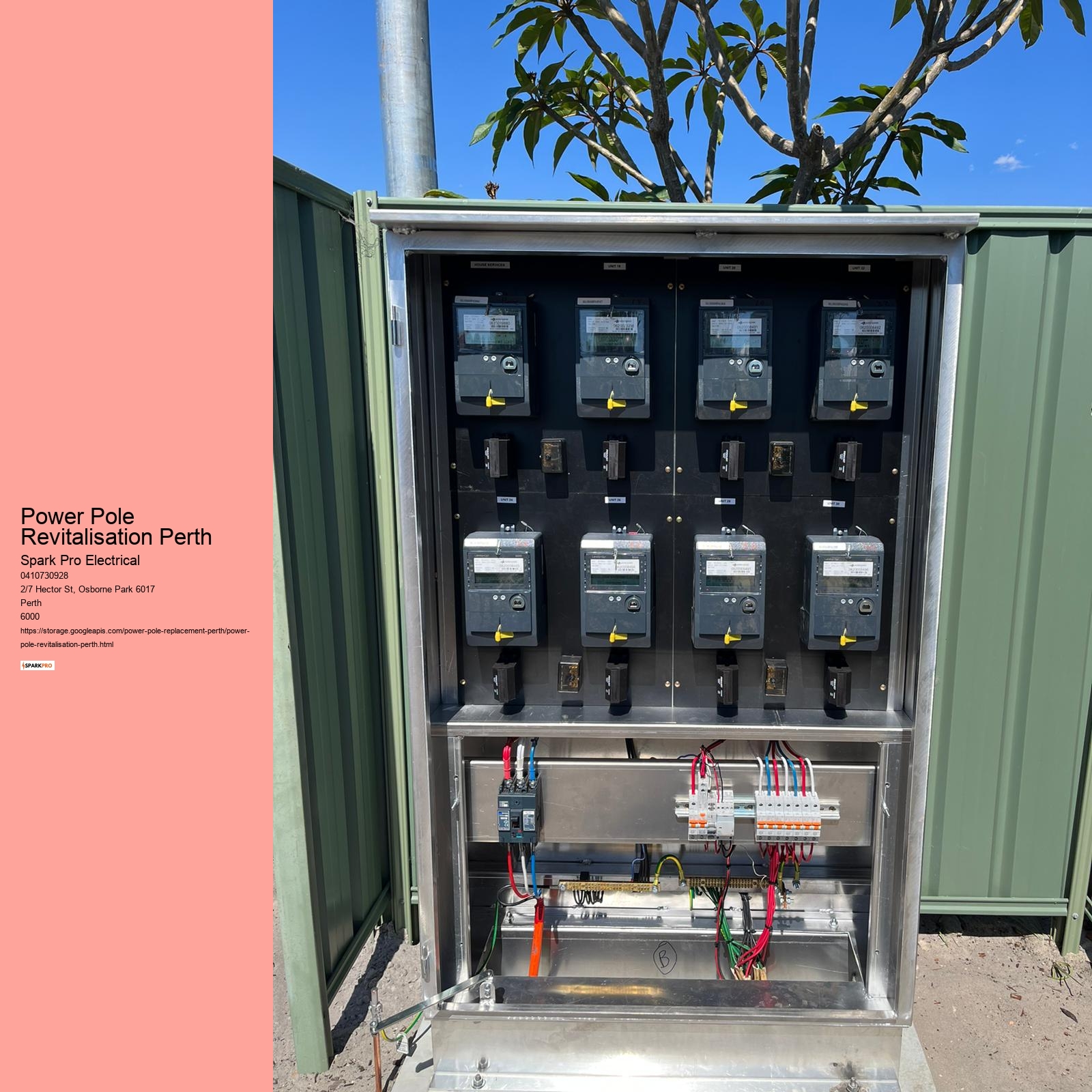 Power Pole Revitalisation Perth