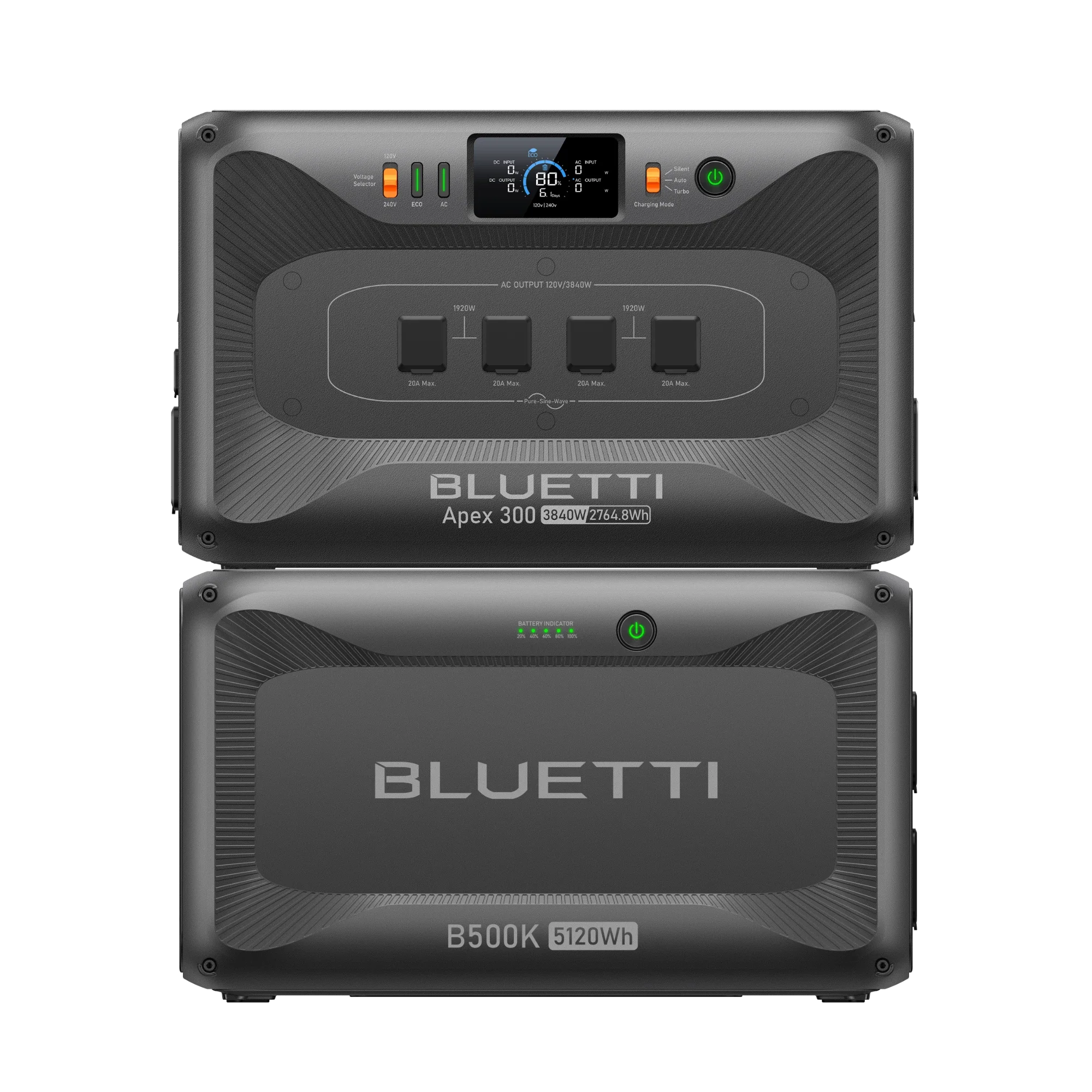 BLUETTI Apex 300 + B500K Portable Power Station