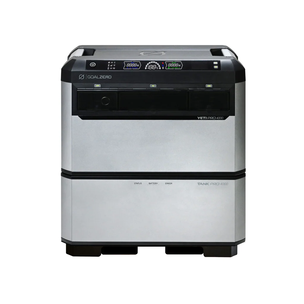 Goal Zero Yeti PRO 4000 + Tank PRO 4000 (Yeti PRO 8000) Portable Power Station