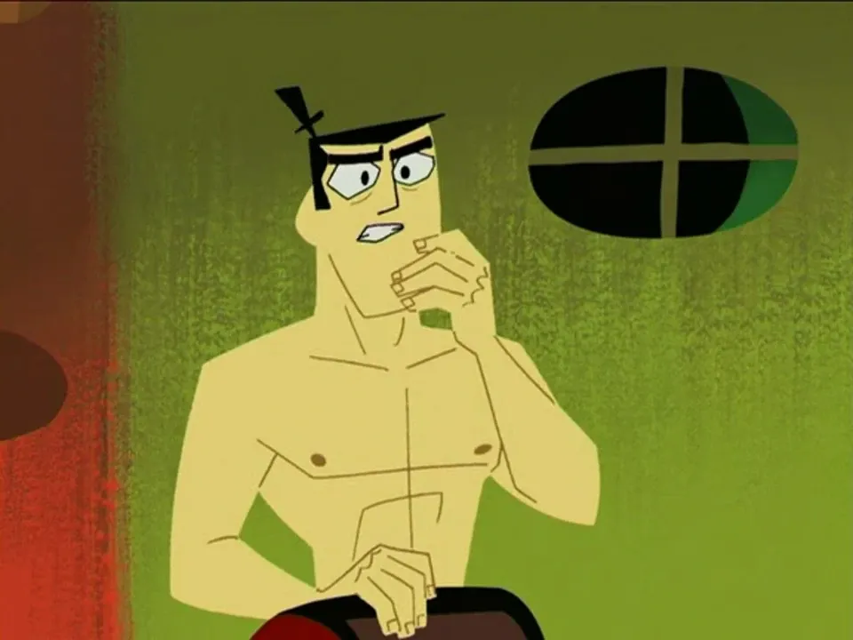 Samurai is naked