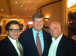A favorite photo. Nick (left), Patrick Kennedy, and Rudy Cheeks
