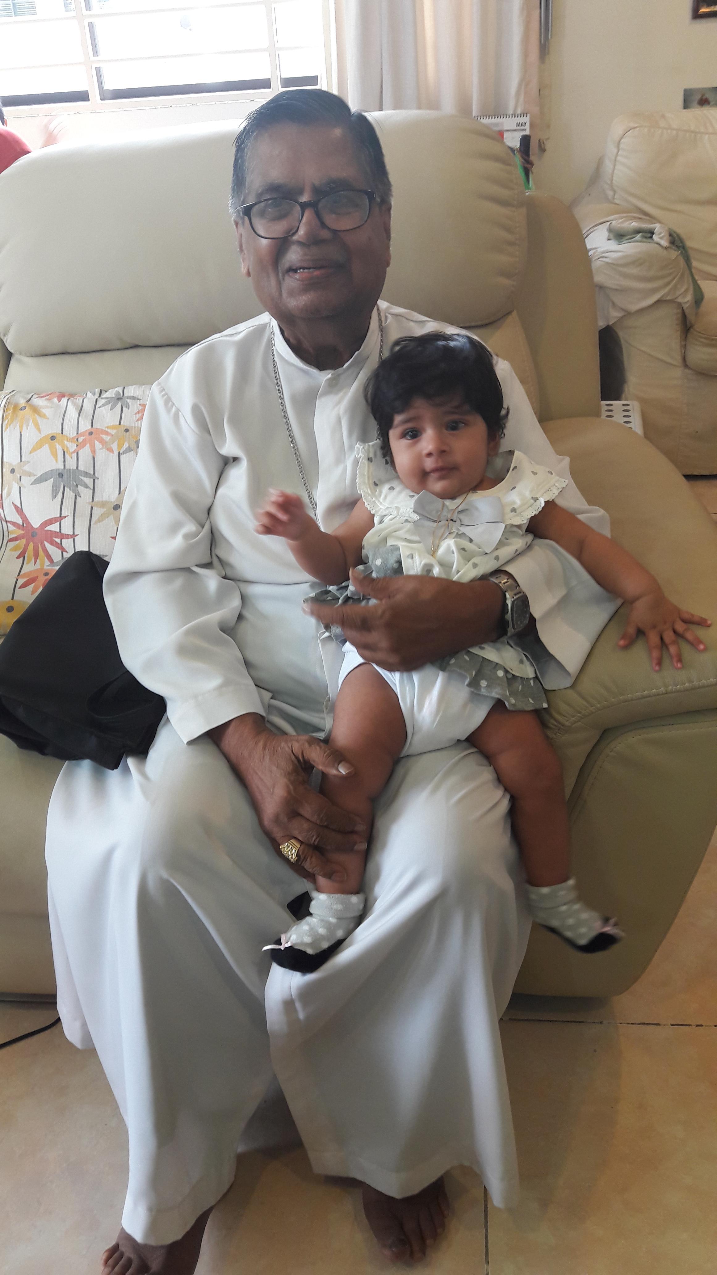 Cardinal Soter was fond of children. Babies naturally gravitated towards him. Fondly remembered