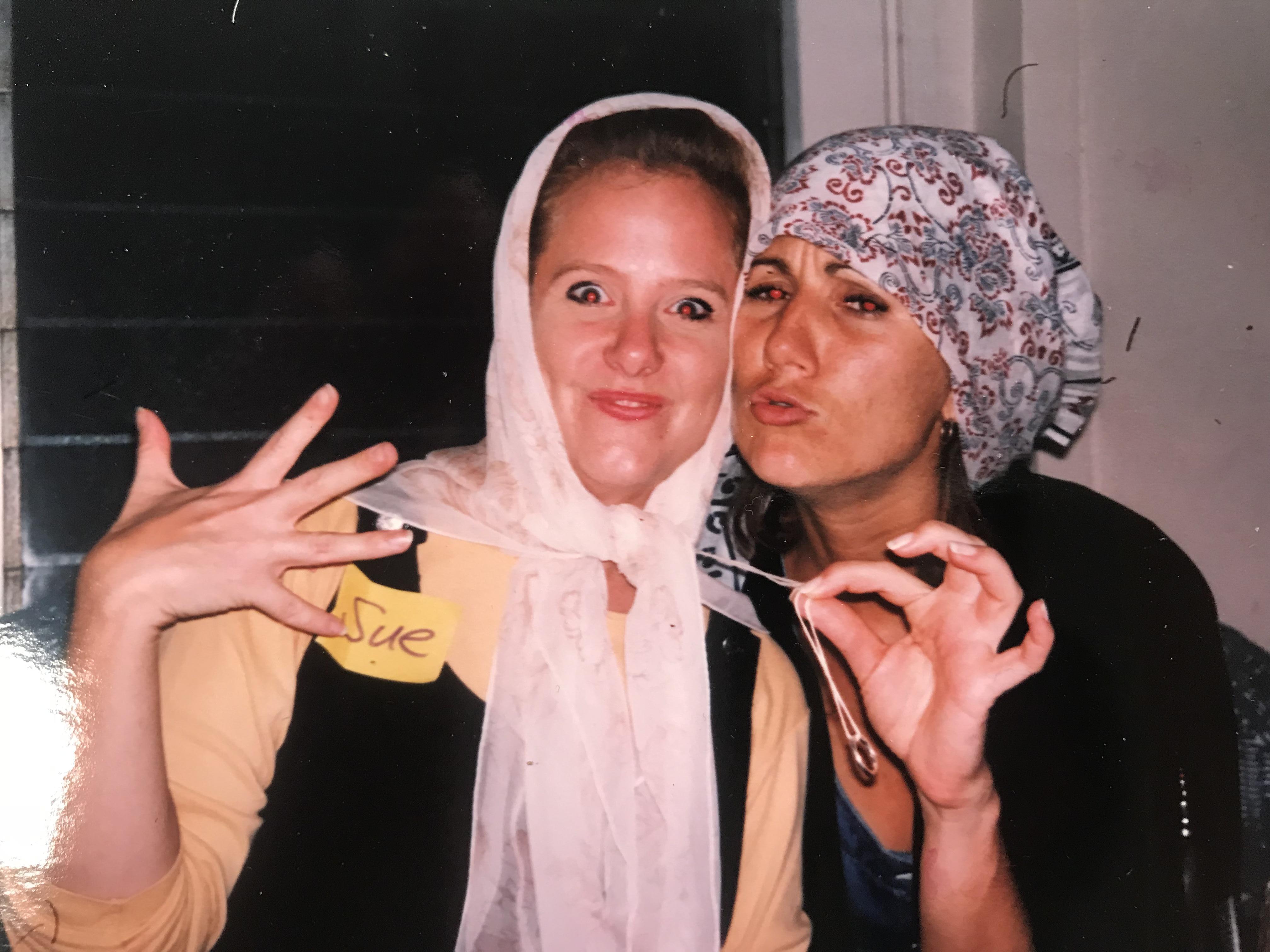Gina taught me to read fortunes for the guests at our annual pumpkin carving party. She taught me that you can always make things even MORE fun.
