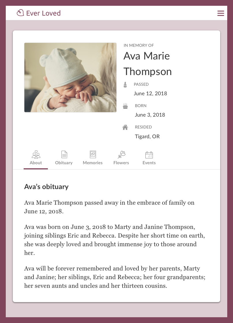 Top Free Obituary Templates  Ever Loved In Fill In The Blank Obituary Template