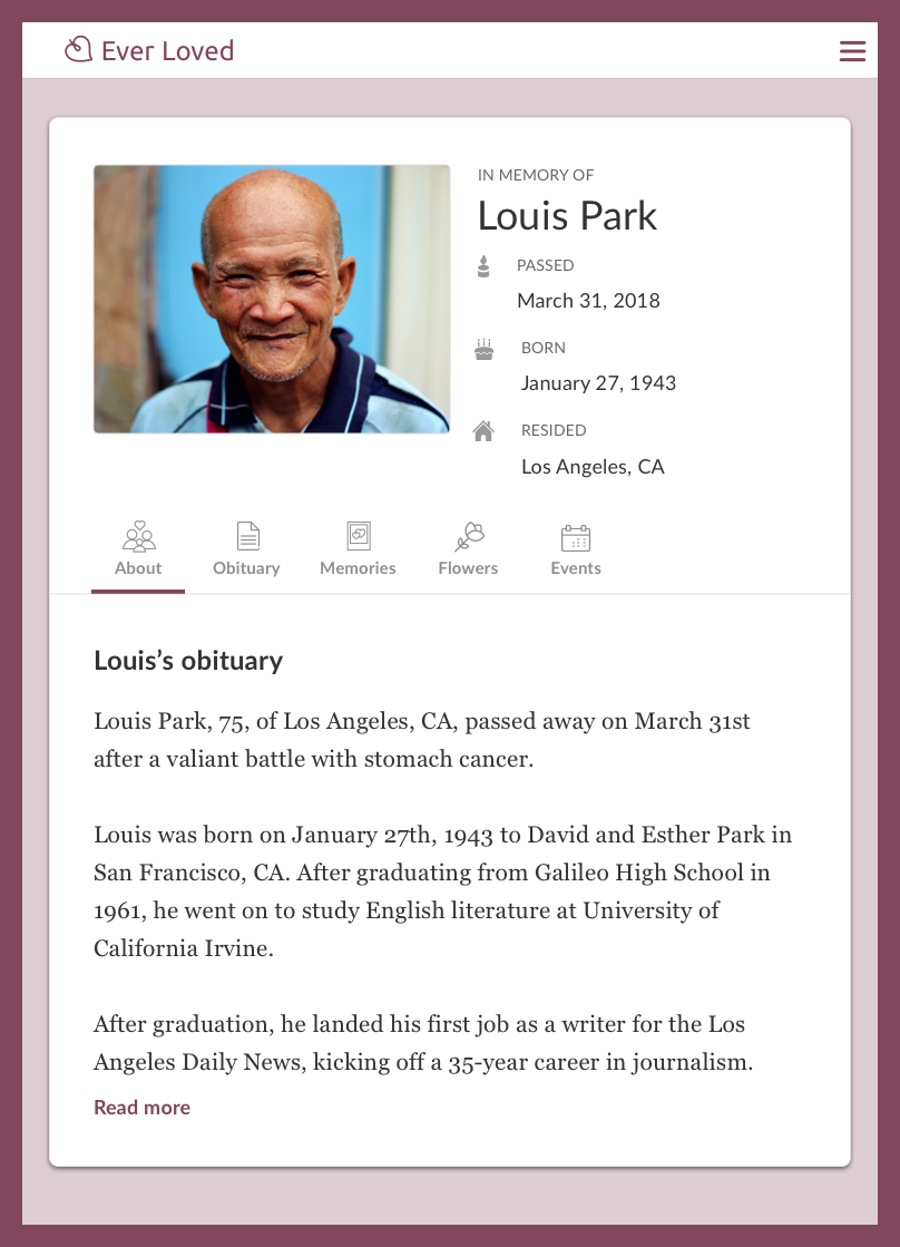 Top Free Obituary Templates Ever Loved