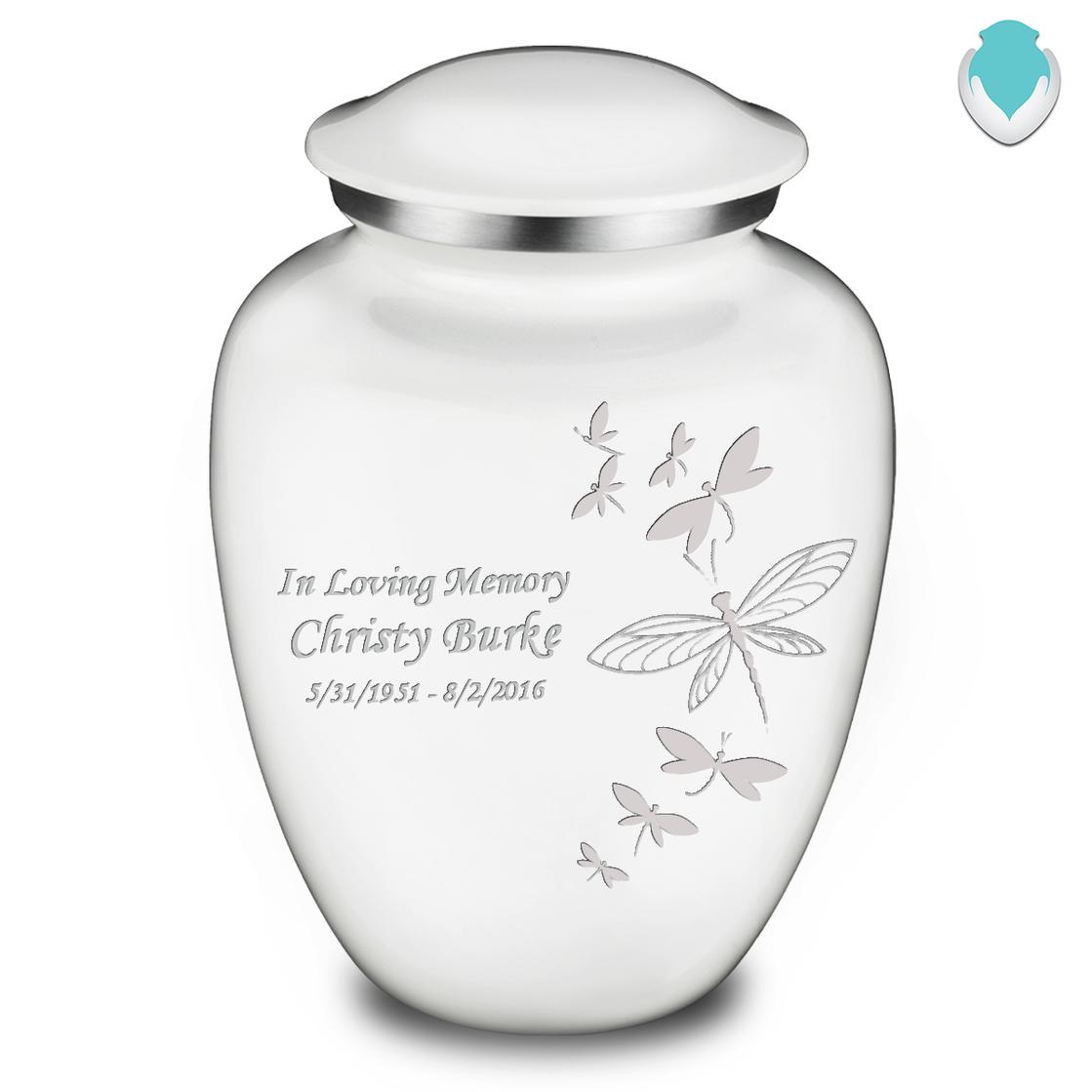 Photo of Adult Embrace Dragonflies Cremation Urn