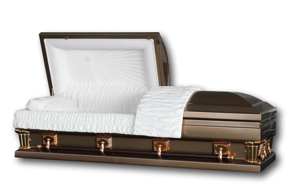 Photo of Oversize Casket Adams Copper 28.5" in Copper Finish