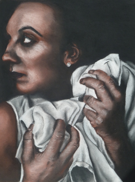 "It may end" 2013, 20x27cm, conte crayon on paper