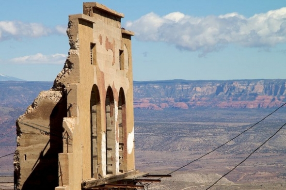 Ruin in the ghost town of Jerome