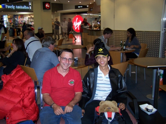 At Melbourne airport