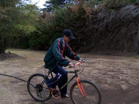 Bicycle riding