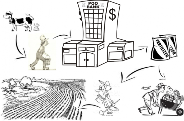 Poo Bank flowchart illustration