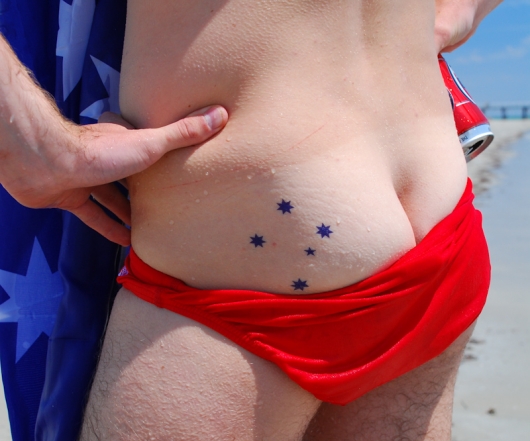 flag bum