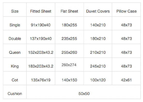 Bed Sheet Sizes Australia Home Decorating Ideas Interior Design