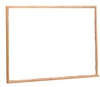 Melamine Whiteboard 5 Year with Oak Frame