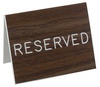 Reserved Table-Top Signs