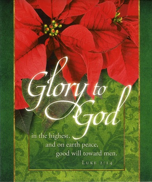 Glory To God Christmas Bulletin - Legal Size | Church Partner