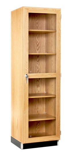 Diversified Woodcrafts 24W Tall Storage Cabinet - Oak