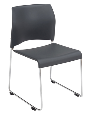 NPS® 8652 Signature Stack Chair, Grey Fabric