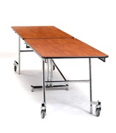 Mobile Center Folding Cafeteria Tables without Seats