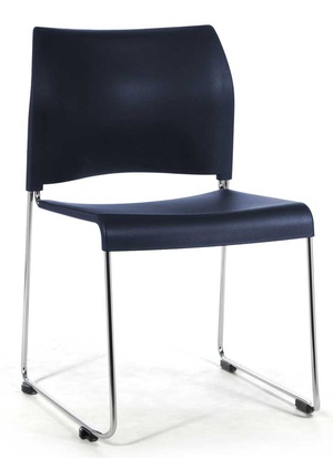 NPS® 8652 Signature Stack Chair, Grey Fabric