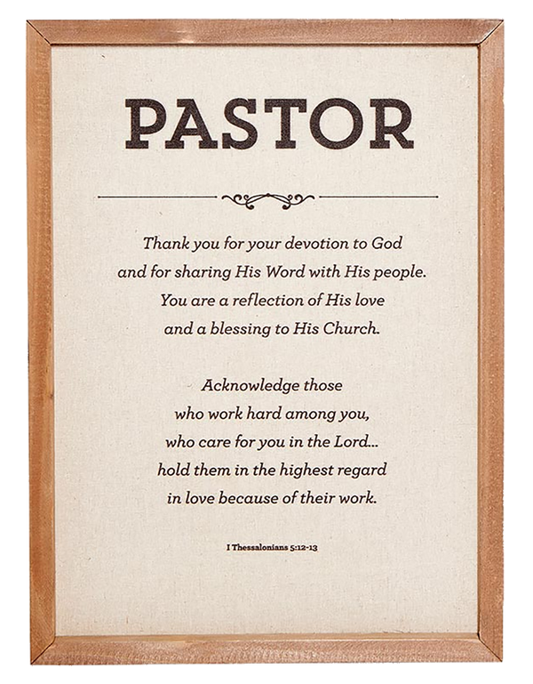 Pastor Wall Art Church Partner