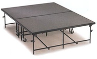 Mobile Stage Carpeted Surface