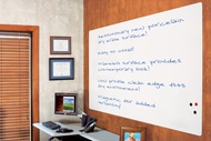 Porcelain Whiteboard 50-Yr Elemental Frameless Magnetic