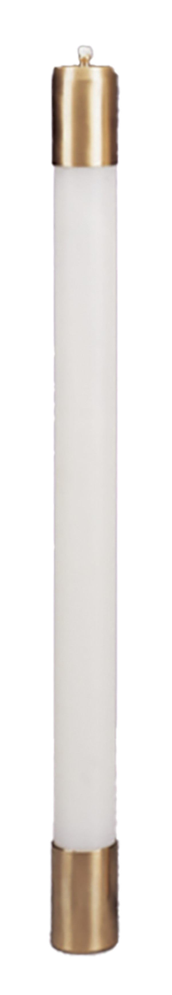 6" x 7/8" Lux Mundi Refillable Liquid Candle Church Partner