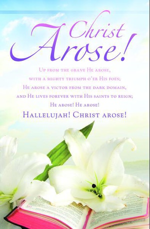 Christ Arose! Easter Bulletin - Letter Size | Church Partner