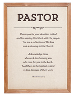 Pastor & Pastor Wife Wall Art