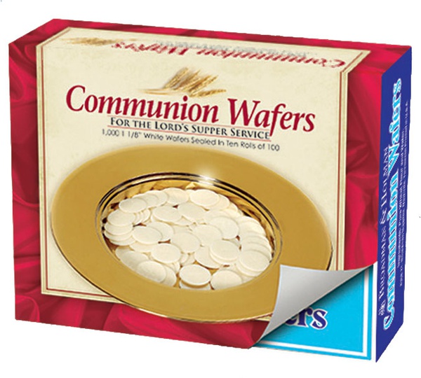 11/8" White Communion Wafers Church Partner