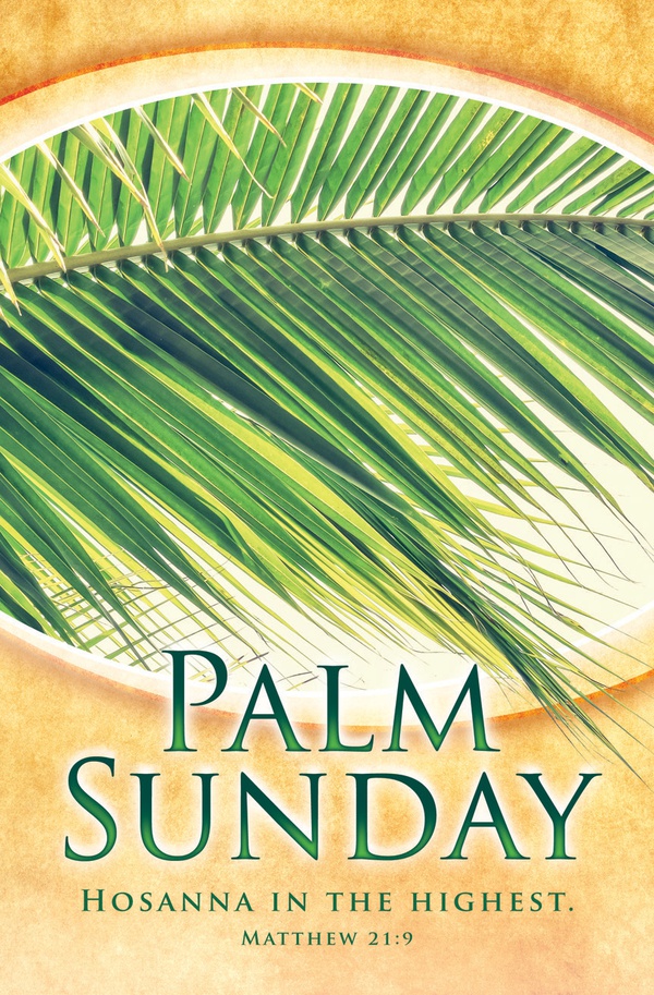 Hosanna In the Highest Palm Sunday LetterSize Bulletin Church Partner