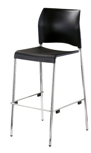 NPS® 8652 Signature Stack Chair, Grey Fabric